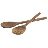 Photo TDI270S : Acacia wood salad servers