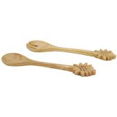 Photo TDI396S : Pair of mango wood cutlery