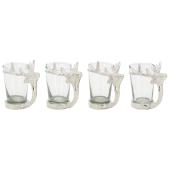 Photo TDI400SV : Tasses en verre et aluminium
