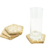 Photo TDV115S : Mango wood coasters