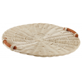 Photo TPF1670 : Rattan round cheese tray.