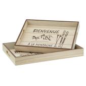 Photo TPL379S : Plateaux en médium