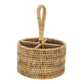 Photo TRC1280 : Rattan cutlery tray