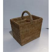 Photo TRC1290 : Range-couverts en rotin naturel