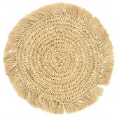 Photo TST193S : Round raffia placemats