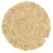 Photo TST193S : Round raffia placemats