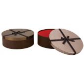 Photo VBT3092 : Round cardboard box bright finish