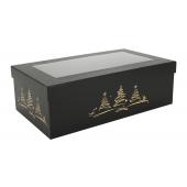 Photo VBT3140 : Boîte rectangulaire en carton Sapin de Noël