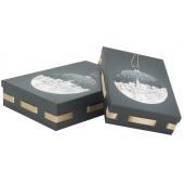 Photo VBT333S : Cardboard rectangular boxes Christmas town