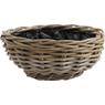 Grey pulut rattan baskets