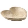 Paulownia wood heart basket