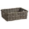 Grey pulut rattan baskets