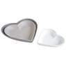 Lacquered wood heart serving trays