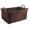 Polyrattan storage basket