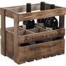 Wooden box for 6 bottles