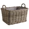 Grey pulut rattan storage baskets