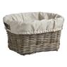 Grey pulut rattan storage baskets