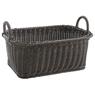 Polyrattan storage basket