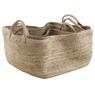 Natural jute storage baskets