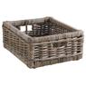 Grey pulut rattan storage basket