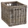 Grey pulut rattan storage basket