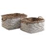Rectangular banana tree storage baskets