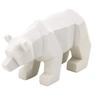 White resin bear