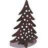 Photophore sapin de Noël en métal
