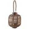 Bamboo and natural wood lantern