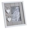 Wood and glass photo frame