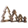 Nested wooden Christmas trees