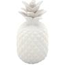 Ananas en résine blanche