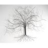 Metal wall decor black tree