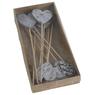Birch wood heart picks