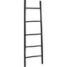 Black bamboo ladder 150cm