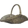 Grey willow baskets with handle