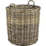 Grey pulut rattan pot covers