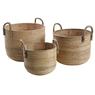 Round pulut rattan flower pot covers