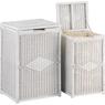 Rattan laundry baskets