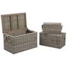 Grey pulut rattan trunks