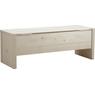 Banc coffre en bois brut