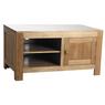 Solid oak TV stand