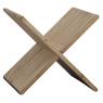 Waxed spruce wood bottle rack