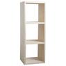 Natural spruce wood cabinet 3 shelves