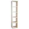 Natural spruce wood cabinet 5 shelves