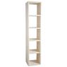 Natural spruce wood cabinet 5 shelves