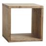 Waxed spruce wood cabinet 1 shelf