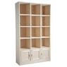 Spruce wood cabinet 12 boxes 3 doors