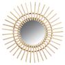 Rattan sun mirror