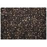 Cow skin carpet with square design